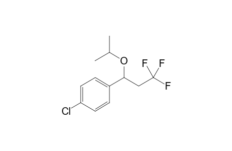 1-chloro-4-(3,3,3-trifluoro-1-isopropoxypropyl)benzene