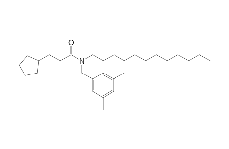 Propionamide, 3-cyclopentyl-N-(3,5-dimethylbenzyl)-N-dodecyl-