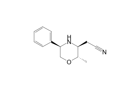 [(2S,3S,5R)-2-Methyl-5-phenylmorpholin-3-yl]acetonitrile