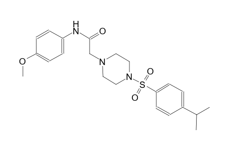 1-piperazineacetamide, N-(4-methoxyphenyl)-4-[[4-(1-methylethyl)phenyl]sulfonyl]-