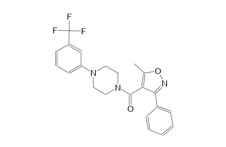 1-[(5-methyl-3-phenyl-4-isoxazolyl)carbonyl]-4-[3-(trifluoromethyl)phenyl]piperazine