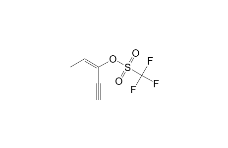 Methanesulfonic acid, trifluoro-, 1-ethynyl-1-propenyl ester, (E)-