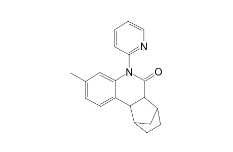 3-Methyl-5-(pyridin-2-yl)-6a,7,8,9,10,10a-hexahydro-7,10-methanophenanthridin-6(5H)-one