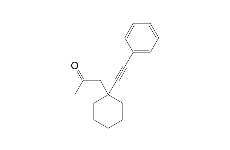 1-(2-OXOPROPYL)-1-(2-PHENYLETHYNYL)-CYCLOHEXANE