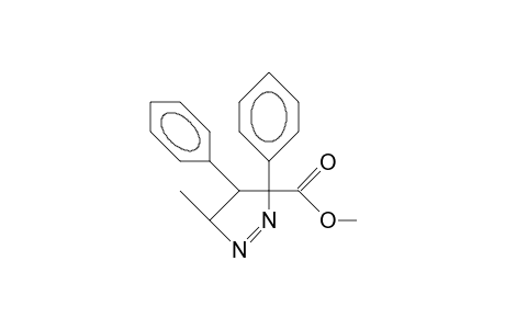 (E,anti)-3-Methoxycarbonyl-5-methyl-3,4-diphenyl-1-pyrazoline