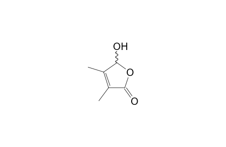 5-Hydroxy-3,4-dimethylfuran-(5H)-2-one