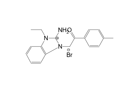 1-ethyl-3-(2-oxo-2-(p-tolyl)ethyl)-1H-benzo[d]imidazol-2(3H)-iminium bromide