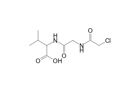 N-[N-(2-chloroacetyl)glycyl]-D,L-valine