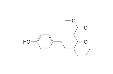 4-[2-(4-hydroxyphenyl)ethyl]-3-keto-enanthic acid methyl ester