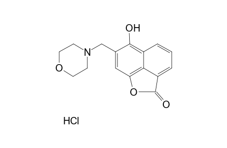 5-Hydroxy-6-morpholinylnaphthalene-1,8-carbolacetone hydrochloride