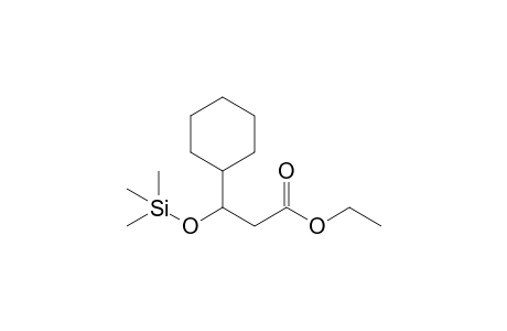 Ethyl 3-cyclohexyl-3-[(trimethylsilyl)oxy]propanoate