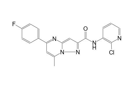 N-(2-chloro-3-pyridinyl)-5-(4-fluorophenyl)-7-methylpyrazolo[1,5-a]pyrimidine-2-carboxamide