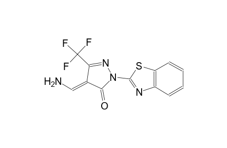 3H-pyrazol-3-one, 4-(aminomethylene)-2-(2-benzothiazolyl)-2,4-dihydro-5-(trifluoromethyl)-, (4E)-