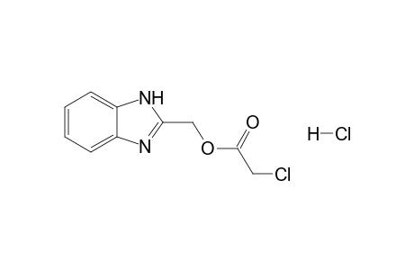 (2-Benzimidazolyl)methyl chloroacetate hydrochloride