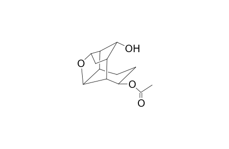 12-Oxa[tetracyclo[5.2.1.1(2,6).1(8,11)]dodecan-10-ol, 3-acetoxy-