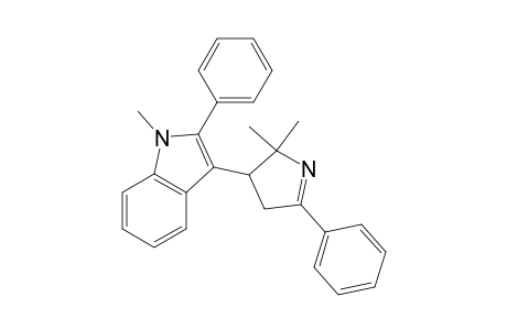 5,5-Dimethyl-4-(1'-methyl-2'-phenylindol-3'-yl)-2-phenyl-1-pyrroline