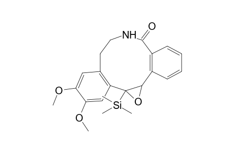 10,11-Dimethoxy-12b-trimethylsilyl-5,6,7,8,12b,13a-hexahydrodibenzo[c,g]oxireno[2,3-e]azecin-5-one