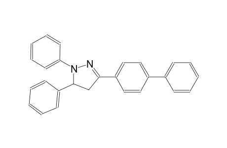 1H-pyrazole, 3-[1,1'-biphenyl]-4-yl-4,5-dihydro-1,5-diphenyl-