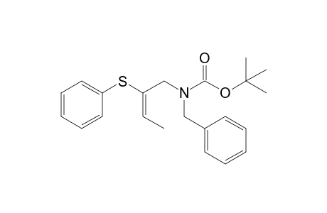 (E)-N-tert-Butoxycarbonyl-N-(2-phenylthiobut-2-enyl)benzylamine