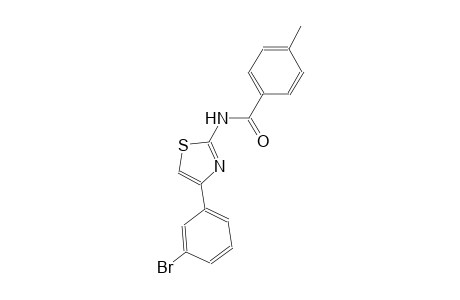 N-[4-(3-bromophenyl)-1,3-thiazol-2-yl]-4-methylbenzamide