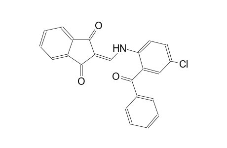 2-[(2-benzoyl-4-chloroanilino)methylene]-1H-indene-1,3(2H)-dione