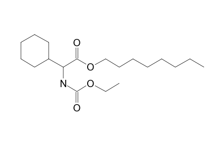 Glycine, 2-cyclohexyl-N-ethoxycarbonyl-, octyl ester