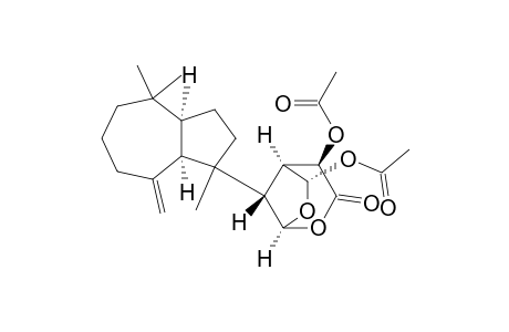 2,7-Dioxabicyclo[3.2.1]octan-3-one, 4,6-bis(acetyloxy)-8-(decahydro-1,4,4-trimethyl-8-methylene-1-azulenyl)-, [1.alpha.,4.beta.,5.alpha.,6.alpha.,8S*(1S*,3aS*,8aR*)]-(-)-