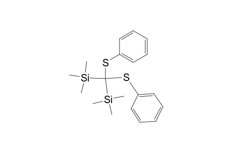 Bis(phenylthio)bis(trimethylsilyl)methane