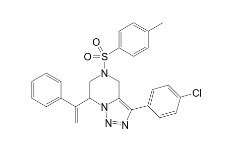 3-(4-Chlorophenyl)-7-(1-phenylvinyl)-5-tosyl-4,5,6,7-tetrahydro[1,2,3]triazolo[1,5-a]pyrazine