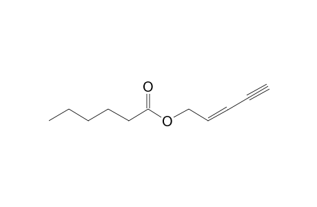 Hexanoic acid, pent-2-en-4-ynyl ester