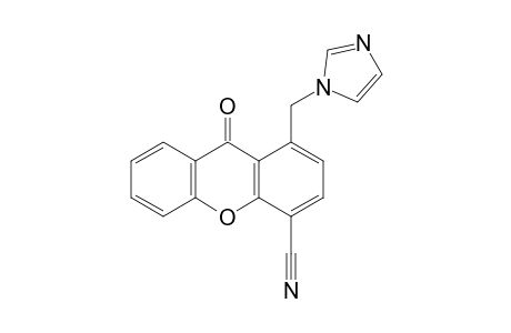 1-(1-imidazolylmethyl)-9-oxo-4-xanthenecarbonitrile