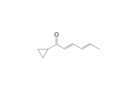 1-Cyclopropyl-2,4-hexadien-1-one