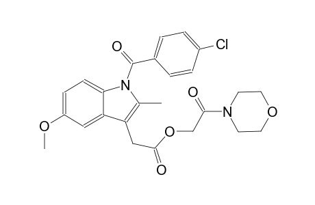 1H-indole-3-acetic acid, 1-(4-chlorobenzoyl)-5-methoxy-2-methyl-, 2-(4-morpholinyl)-2-oxoethyl ester