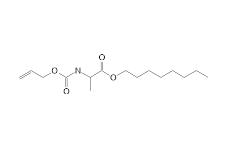 L-Alanine, N-allyloxycarbonyl-, octyl ester