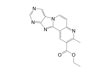 ETHYL-2-METHYL-PYRIMIDO-[4',5':4,5]-IMIDAZO-[2,1-F]-[1,6]-NAPHTHYRIDINE-3-CARBOXYLATE