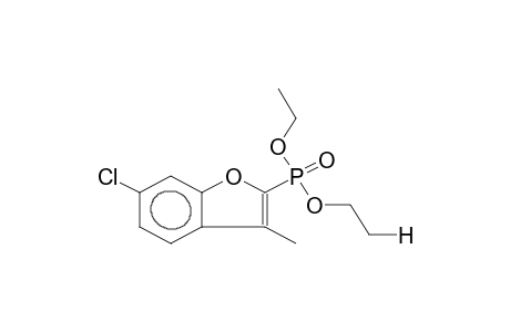 2-DIETHOXYPHOSPHORYL-3-METHYL-6-CHLOROBENZOFURAN
