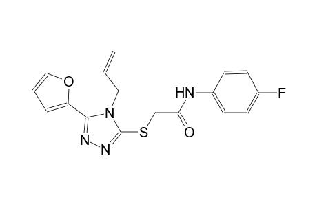 2-(4-Allyl-5-furan-2-yl-4H-[1,2,4]triazol-3-ylsulfanyl)-N-(4-fluoro-phenyl)-acetamide