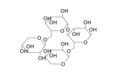 BETA-D-XYLOPYRANOSYL-(1->6)-BETA-D-GLUCOPYRANOSYL-[ALPHA-D-XYLOPYRANOSYL-(1->6)]-(1->4)-ALPHA-D-GLUCOPYRANOSE