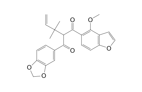 3,4-METHYLENEDIOXY-2'-METHOXY-[2'',3'':4',4']-FURANODIBENZOYLMETHANE