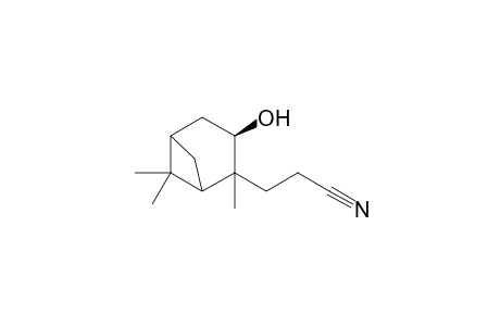 2,6,6-Trimethyl-2-(2-cyanoethyl)-bicyclo[3.1.1]heptan-3-ol