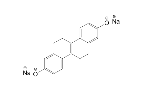 trans-a,a'-diethyl-4,4'-stilbenediol, disodium salt