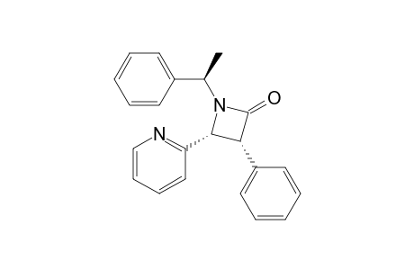 (3R,4R)-3-Phenyl-1-((R)-1-phenyl-ethyl)-4-pyridin-2-yl-azetidin-2-one