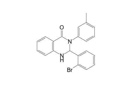Quinazolin-4(3H)-one, 1,2-dihydro-2-(2-bromophenyl)-3-(3-methylphenyl)-