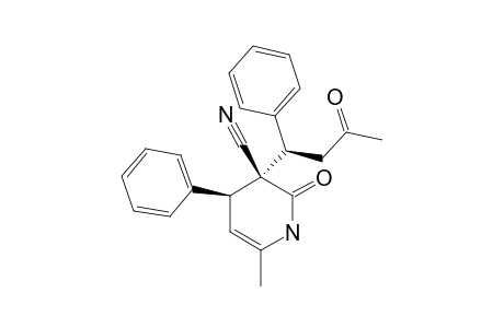 6-METHYL-2-OXO-3-(3'-OXO-1'-PHENYLBUTYL)-4-PHENYL-1,2,3,4-TETRAHYDROPYRIDINE-3-CARBONITRILE