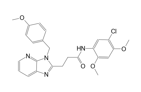 3H-imidazo[4,5-b]pyridine-2-propanamide, N-(5-chloro-2,4-dimethoxyphenyl)-3-[(4-methoxyphenyl)methyl]-