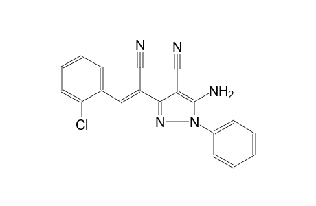 5-Amino-3-[(Z)-2-(2-chlorophenyl)-1-cyano-vinyl]-1-phenyl-pyrazole-4-carbonitrile