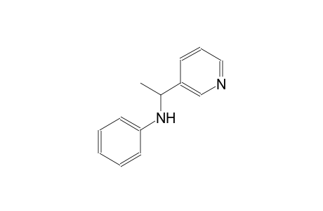 N-[1-(3-pyridinyl)ethyl]aniline
