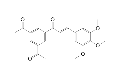 (E)-1-(3,5-diacetylphenyl)-3-(3,4,5-trimethoxyphenyl)prop-2-en-1-one