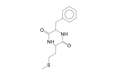 2,5-Piperazinedione, 2-(2-methylthio)ethyl-6-benzyl-