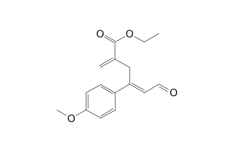 (E)-ethyl 4-(4-methoxyphenyl)-2-methylene-6-oxohex-4-enoate